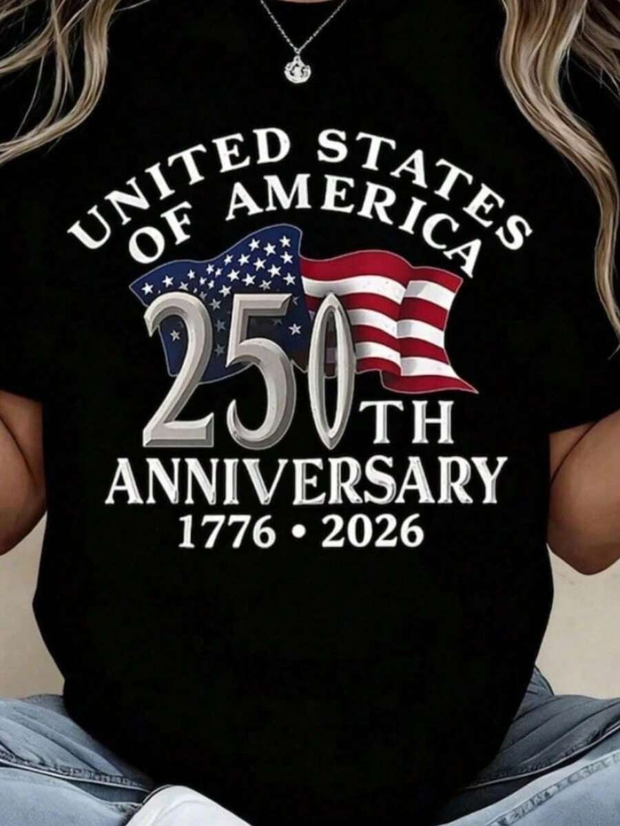 250th America Anniversary Shirt, US 250 Years Patriotic Tee, We The People Shirt, Vintage Independen - màu đen - Xem 1