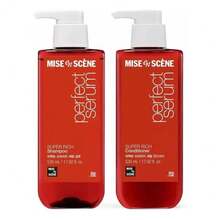 Kit K-Beauty Mise En Scène Perfect Serum Super Rich Shampoo 530ml + Conditioner 530ml Original Korean - 成套工具 - 查看 2