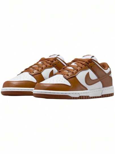 Nike 女士 DUNK 低帮复古滑板鞋，轻便休闲运动鞋