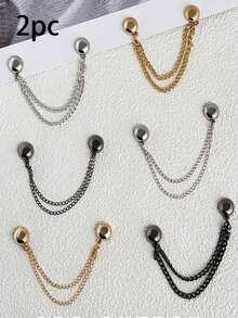 Pants Leg Anti-Drag Adjuster Clips, Magnetic Buckle Detachable Chain Fixator For Pants That Are Too Long - A - View 15