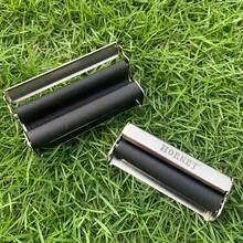 1个便携式不锈钢手动卷烟器，吸烟爱好者的配件，用于卷烟制作 - A - 查看 5