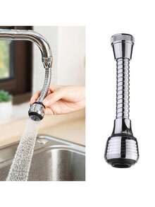 1个可移动厨房水龙头喷头，360度旋转，防溅水槽配件工具 - 彩色 - 查看 2