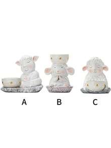 1pc Lamb Incense Burner, Creative Design, Cute Cartoon Style, Decoration, Aromatherapy Ornament, Resin Craft, Suitable For Home Decoration, Fireplace, Living Room, Office, Hotel, Festival Decoration, Desktop Decoration, Bookcase, Nightstand, Ideal Gift & Festival Ornament - Incense Burner - View 10