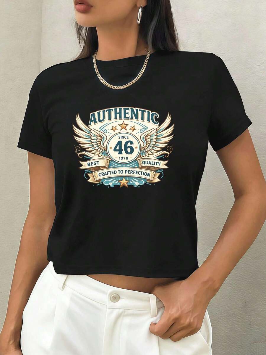 Women T-Shirts - Black - View 1
