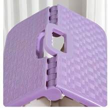 Taburete plegable portátil de plástico, escalón para el hogar, baño, cocina - multicolor - Ver 2