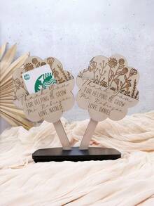 Teacher's Gift Card Holder, Teacher's Plant Label, Teacher's Day, Teacher's Commemorative Gift, Helping Me Grow, Teacher Appreciation Gift - Multicolor - View 5