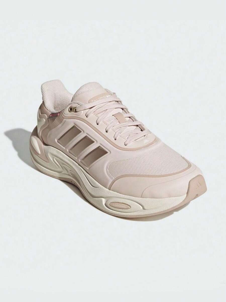 Adidas 女鞋新款運動鞋休閒低筒透氣輕盈耐磨跑步鞋 - 淺粉色 - 查看 1