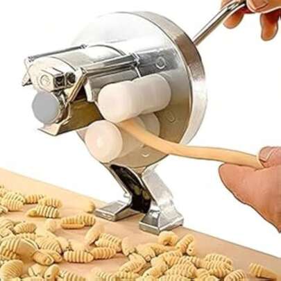 Pata Maker Hine Aluminium Alloy  Hand Noodle Pre Hine With Long Handle Adjutable P For Paghetti Fettini Laagna Dumpling Kin