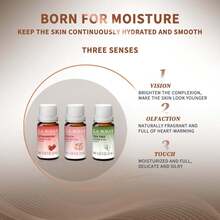3pcs/Set 0.68fl.Oz./20ml Intimate Care Essential Oils, Moisturizing & Firming Oils In Peach, Strawberry, Tea Tree Scents, Intimate Skin Care, Romantic Fresh Fragrance, Rejuvenating - Brown - View 4