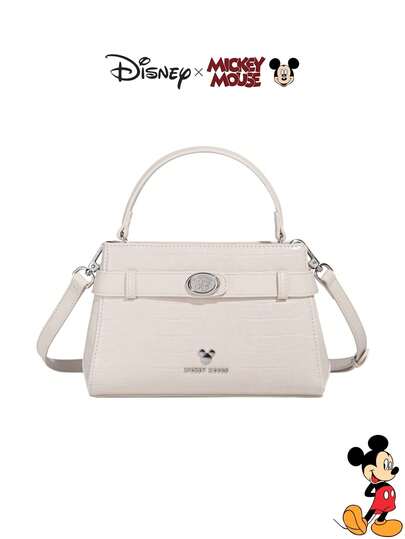  Túi xách nữ thời trang chính hãng Disney hình chuột Mickey bằng kim loại, dễ thương và nhẹ, có dây đeo điều chỉnh được, phù hợp cho bé gái, thanh thiếu niên và công sở, vật dụng cần thiết cho mùa thu/đông.