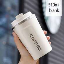 510ml Vacuum Insulated Travel Coffee Mug, Durable Double Wall Stainless Steel, Spill-Proof Lid, Reusable, Portable Minimalist Design, Keeps Coffee/Tea/Beer Hot/Cold, Christmas Gift, Premium Latte Cup, Suitable For Office, Home, Gym And Car - Multicolor - View 14