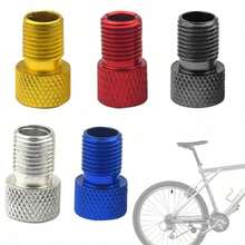 4pcs Bicycle French Valve To American Valve Adapter, French Valve To Regular Valve Adapter - Multicolor - View 1