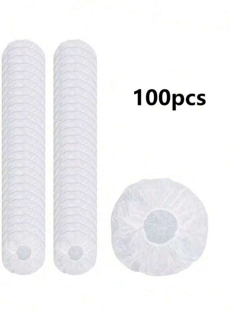 Extra Long Disposable Transparent Shower Cap - Suitable For Ladies With Long Hair, Braids And Dreadlocks, High Elasticity Quality Shower Cap, Suitable For Travel, SPA, Salon And Home Use, Reliable Hair Coverage, Stretchable Shower Cap - White - View 10