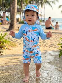 Baby Boys Swimwear - Blue - View 4