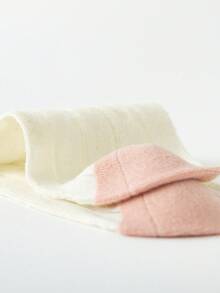 5双装女童/幼儿网眼中筒袜，白色、粉色、红色，撞色拼接，多色拼接，卡通草莓，字母，条纹，爱心图案，荷叶边，镂空，花卉图案，透气，可爱，简约风格，春夏款，薄款，常规款，经典款，百搭，适合学生日常穿着，返校季必备，可搭配休闲运动鞋、皮鞋 - 彩色 - 查看 8