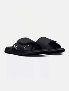 Under Armour Women's Lightweight Breathable Casual Sports Slide Sandals - Black - View 1