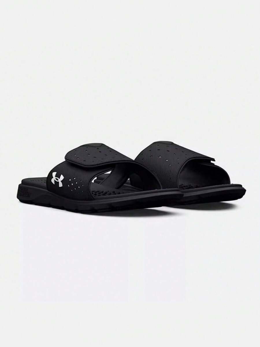 Under Armour Women's Lightweight Breathable Casual Sports Slide Sandals - Black - View 1