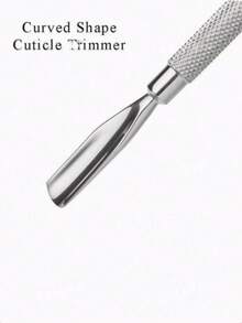2pcs Double-Headed Callus Remover - Stainless Steel Cuticle Pusher And Callus Removal Tool With Sharp Edges For Manicure And Pedicure Care - Silver - View 3