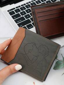 Dompet Foto Kustom, Dompet Pria yang Dipersonalisasi dengan Gaya Vintage Minimalis, Kenang-kenangan Foto Kustom untuk Hadiah Hari Ayah, Dompet Lipat yang Dapat Disesuaikan untuk Suami, Ayah, Hadiah Ulang Tahun, Hadiah Harian yang Bermakna untuk Ulang Tahun dan Acara Spesial - Gading - View 4