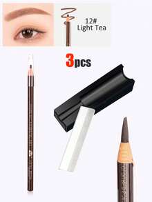 Bộ dụng cụ chăm sóc lông mày 3 trong 1: Bút kẻ lông mày, dụng cụ tạo hình lông mày, bút chì kẻ lông mày kiểu miệng vịt với thiết kế thêu, đế bút chì kẻ lông mày đa chức năng, dụng cụ tỉa lông mày thủ công, dụng cụ trang điểm, dụng cụ tỉa lông mày đa năng, dụng cụ tỉa lông mày cầm tay, cấu trúc chắc chắn, đánh bóng tinh tế, bộ dụng cụ chăm sóc lông mày 3 trong 1 - Bút chì kẻ lông mày, gọt bút chì, bút tỉa lông mày; nhỏ gọn và tiện dụng. - Nhiều màu - Xem 11