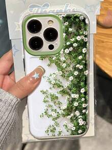 花朵图案单件装 Ins 风白色雏菊设计透明防摔手机壳，简约春日时尚单品，适合日常使用，兼容 17/17 Pro/17 Pro Max/Air/17e/15/15 Pro/15 Pro Max/16/16 Pro/16 Plus/16 Pro Max/13/13 Mini/13 Pro Max/11/11 Pro Max/12/12 Pro Max/14/14 Pro Max 以及 S25/S26/S24/S23/S21/S25 Ultra/S26 Ultra/S24 Ultra。 - 無色 - 查看 3