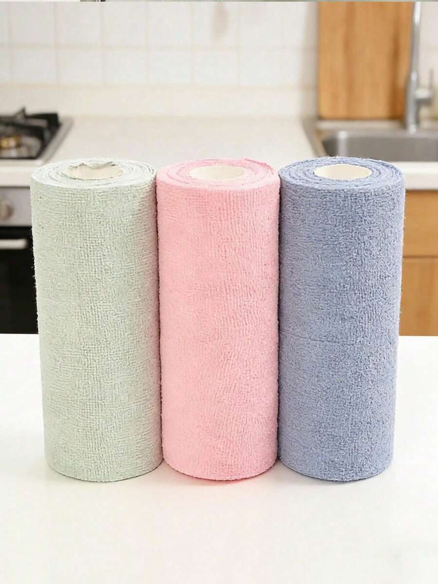 Reusable Microfiber Wet Wipes For Dishwashing, Floors And Countertops - Space Theme Modern Square Fabric, Highly Absorbent Machine Washable Kitchen Towels, Multi-Purpose Household Cleaning Cloth For Floor And Dish Drying - Multicolor - View 1
