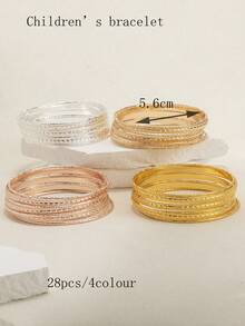 7pcs Children's Bracelet Suitable For Daily Wear - Multicolor - View 21