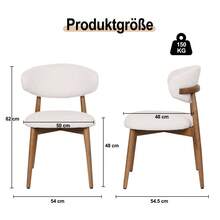 Dining Chairs - White - View 7