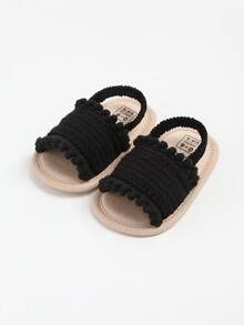 Toddler Girls' Summer Sandals, Outdoor Walking Shoes For Infants And Toddlers - Black - View 5