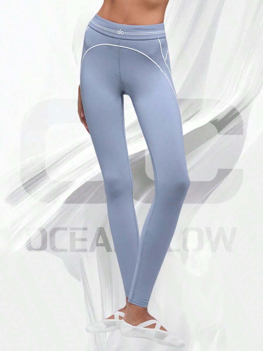 Airbrush High-Waist Heart Throb Legging - Winter Frost/White - View 1