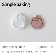 1 Set Of Fruit Series Cookie Molds, Cute Candy Cookie Cutter, Kitchen Baking Tools, Cake Decoration Cookie Stamps, Birthday Party Gift. Suitable For Making Cute Small Snacks, Suitable For Children's Snacks. Cake Decorating Accessories - View 22
