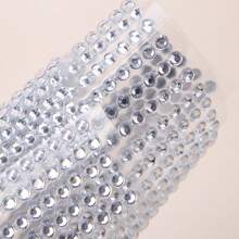 Rhinestone Stickers: Self-Adhesive 3mm Round Acrylic Gems For Crafts, Hair, Face, Makeup, & Eye Corner Decoration. Teardrop & Bling Jewel Stickers Ideal For Prom, Photography, & Worthy Face Makeup Looks - Multicolor - View 14