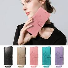 1pc Leather Wallet Phone Case With Card Slot Compatible With Apple 17 Pro Max / Galaxy A56 Series, Fashionable Protective Cover - Pink - View 6