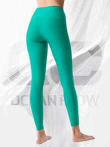 High-Waist Airlift Legging - Spruce Green - View 3