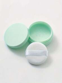 6克散粉盒，带筛网盖和粉扑，便携迷你化妆盒，防漏网状设计，适合存放干粉化妆品，是居家收纳和旅行的理想之选。旅行必备、学习用品、假日露营装备、度假配件、女士迷你香水、男士古龙水、海滩香氛、旅行配件、返校用品。 - 藕粉色 - 查看 12