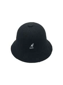 KANGOL Kangaroo Round-Brimmed Fisherman Hat With Sunshade Cap, Stylish And Versatile, With Circle-Shaped Fabric Towel, Extremely Popular.Hat . BVPU - 白色圓頂毛巾料 - 查看 9