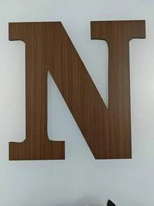 1pc Customized Wooden Wedding Name Plate, Size 45cm/17.71in, Can Print Personalized Date And Name. Customized Date And Name Notebook Can Be Used As A Substitute For Wedding Diary Notebook. Customized Date And Name Notebook Can Be Used As A Substitute For Wedding Letter Diary Notebook. ,Bachelorette Party Favors - Black - View 34