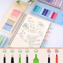 200 Nhãn dán chỉ mục 1 Giấy nhãn văn phòng phẩm Giấy ghi chú đồ dùng học tập cho học sinh Mùa tựu trường - Một cỡ - Xem 2