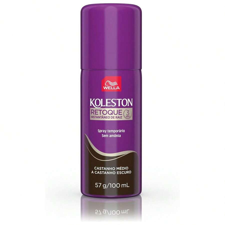 Wella Koleston Instant Touch-Up Spray 100ml - 中至深棕色 - 查看 1