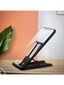 Adjustable Foldable Tablet & Phone Stand, Fits 4.6-12.9 Inch Devices, PVC Material, 6 Height Settings, Suitable For Kindle, Switch And Live Streaming Desktop Stand - Multicolor - View 7
