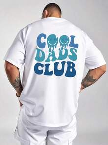 Men's New Summer Outdoor Sports T-Shirt With "Cool Dad Club" Graphic Print, Suitable As A Gift, Hiking And Fishing T-Shirt, Suitable For Daily Wear, Outdoor Trips, Father's Day Gift, Christmas Gift For Dad, Versatile Short-Sleeved T-Shirt For Everyday Casual Wear, Men's T-Shirts - 彩色 - 查看 6