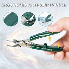 1pc Stainless Steel High-Precision Trimmer For Thick & Ingrown Nails, 25-Degree Bevel Blade, Elderly-Friendly Anti-Splash Nail Clipper, Durable & Delicate Manicure Tool - Multicolor - View 5