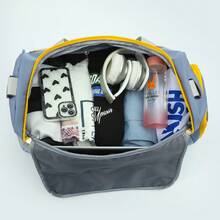 Túi du lịch/ba lô có ngăn đựng giày, túi thể thao/túi tập gym unisex, túi du lịch cuối tuần/qua đêm dung tích lớn/túi xách tay - Nhiều màu - Xem 10