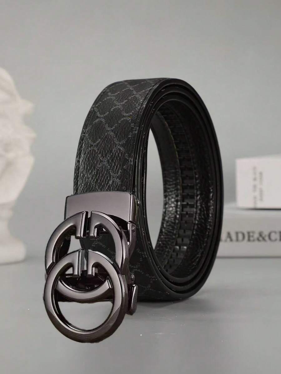 男士时尚休闲字母印花腰带 - 彩色 - 查看 1