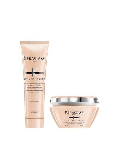 Kérastase [Bundle] Curl Manifesto Fondant Hydration Conditioner 250 Ml + Masque Beurre Haute Nutrition Hair Mask 200 Ml