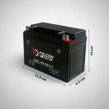 YB6L-B 12V High Performance Motorcycle Battery For FT125 / Forza125 / RC150 - 黑色 - 查看 10