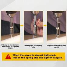 1个弹簧式螺丝刀夹，采用弹簧夹设计，防止掉落，符合人体工程学，单手即可轻松使用，并带有锁定机制。 - 螺絲架 - 查看 7