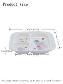 Disney 1件套迪士尼小飞象卡通美耐皿餐具，适合家庭聚餐、生日礼物，耐用可爱，防摔。 - 彩色 - 查看 3