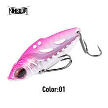 KINGDOM 1PC Metal VIB Sinking Fishing Bait 8g/10.5g/14g 37mm/41mm/46mm Far Casting Long Distance Fishing Bait Suitable For Freshwater And Saltwater - Multicolor - View 16