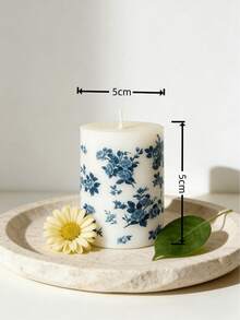 1 Nến trụ thơm kiểu sứ xanh trắng, nến trang trí thủ công kiểu decoupage, trang trí nhà cửa theo phong cách Trung Hoa cổ điển, nến thơm cháy lâu, trang trí bàn tiệc cưới, sinh nhật, khách sạn, nhà nghỉ dưỡng, quà tặng cho phái nữ, quà tặng ngày Valentine và quà tặng cho cặp đôi mới cưới. - Nhiều kiểu dáng - Xem 12
